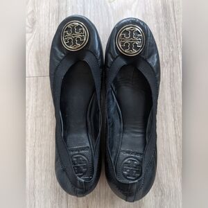 Tory Burch Black Ballet Flats